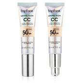 Тональний крем TopFace "Natural Glow CC Cream&Concealer" - PT472 (30 мл) 004 - Cool Linen (натуральний, теплий). Зображення №2 Тональний крем TopFace "Natural Glow CC Cream&Concealer" - PT472 (30 мл) 004 - Cool Linen (натуральний, теплий). Зображення №2