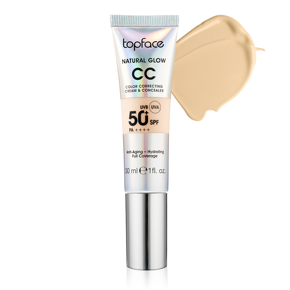 Тональный крем TopFace "Natural Glow CC Cream&Concealer" - PT472 (30 мл) 008 - Dark Sand (темно-песочный, тёплый) Тональный крем TopFace "Natural Glow CC Cream&Concealer" - PT472 (30 мл) 008 - Dark Sand (темно-песочный, тёплый)