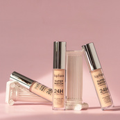 Консилер "Super Match Concealer 24H" TopFace PT474 (6 мл) 002 - Porcelain (фарфоровый, холодный). Изображение №3 Консилер "Super Match Concealer 24H" TopFace PT474 (6 мл) 002 - Porcelain (фарфоровый, холодный). Изображение №3