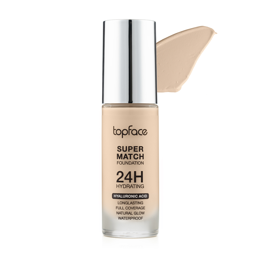 Тональний крем TopFace "Super Match 24H Foundation" - PT475 (30 мл) 001 - Ivory Nude (слонова кістка, нейтральний) Тональний крем TopFace "Super Match 24H Foundation" - PT475 (30 мл) 001 - Ivory Nude (слонова кістка, нейтральний)