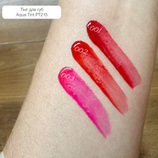 Рідка помада для губ Topface "Aqua Tint Lip&Cheek" PT215 (10 мл) 003 - Red Berry Jam (рожевий). Зображення №3