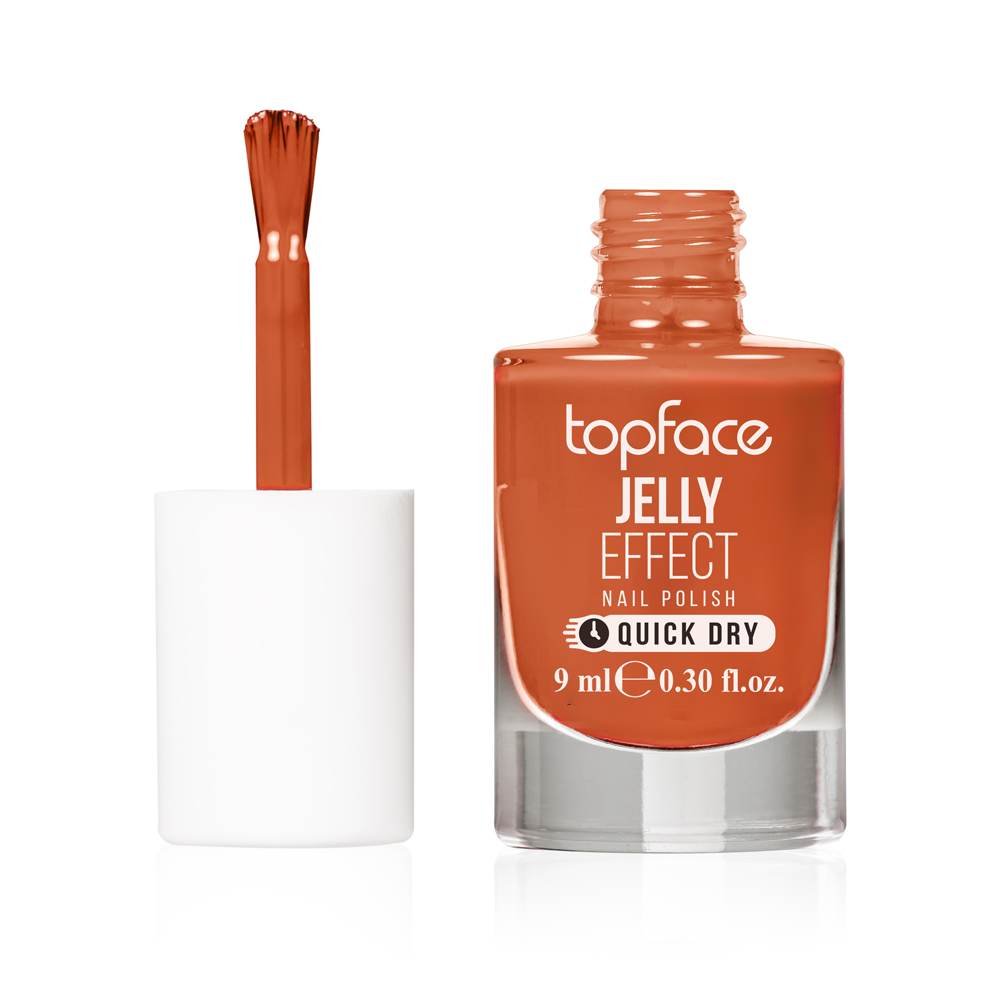 Лак для нігтів TopFace "Jelly Effect" - PT110 (9 мл) 74 - теплий кораловий Лак для нігтів TopFace "Jelly Effect" - PT110 (9 мл) 74 - теплий кораловий