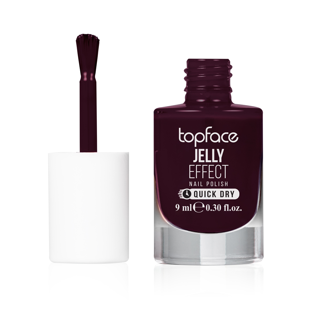 Лак для нігтів TopFace "Jelly Effect" - PT110 (9 мл) 76 - темний сливовий Лак для нігтів TopFace "Jelly Effect" - PT110 (9 мл) 76 - темний сливовий