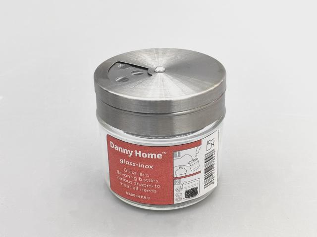 Стеклянная баночка для специй Danny Home с крышкой из нержавеющей стали 1900-57 Стеклянная баночка для специй Danny Home с крышкой из нержавеющей стали 1900-57