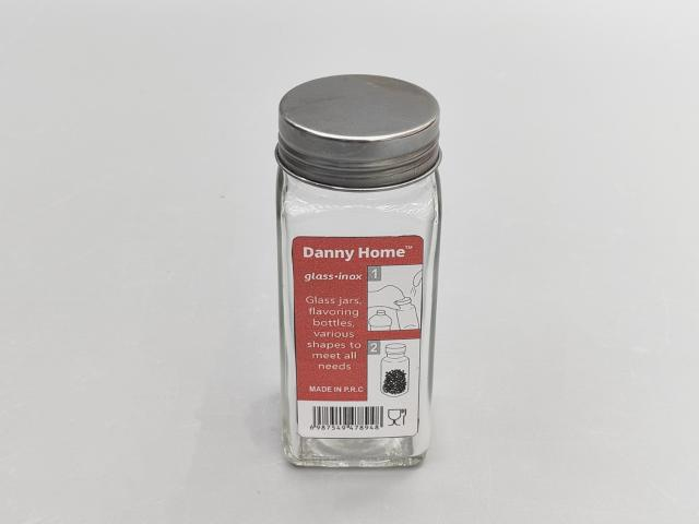 Стеклянная баночка для специй Danny Home с крышкой из нержавеющей стали 1900-58 Стеклянная баночка для специй Danny Home с крышкой из нержавеющей стали 1900-58