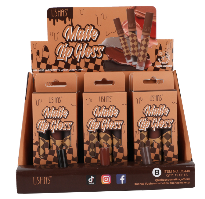 Блеск для губ USHAS Waffle Lip Gloss Блеск для губ USHAS Waffle Lip Gloss