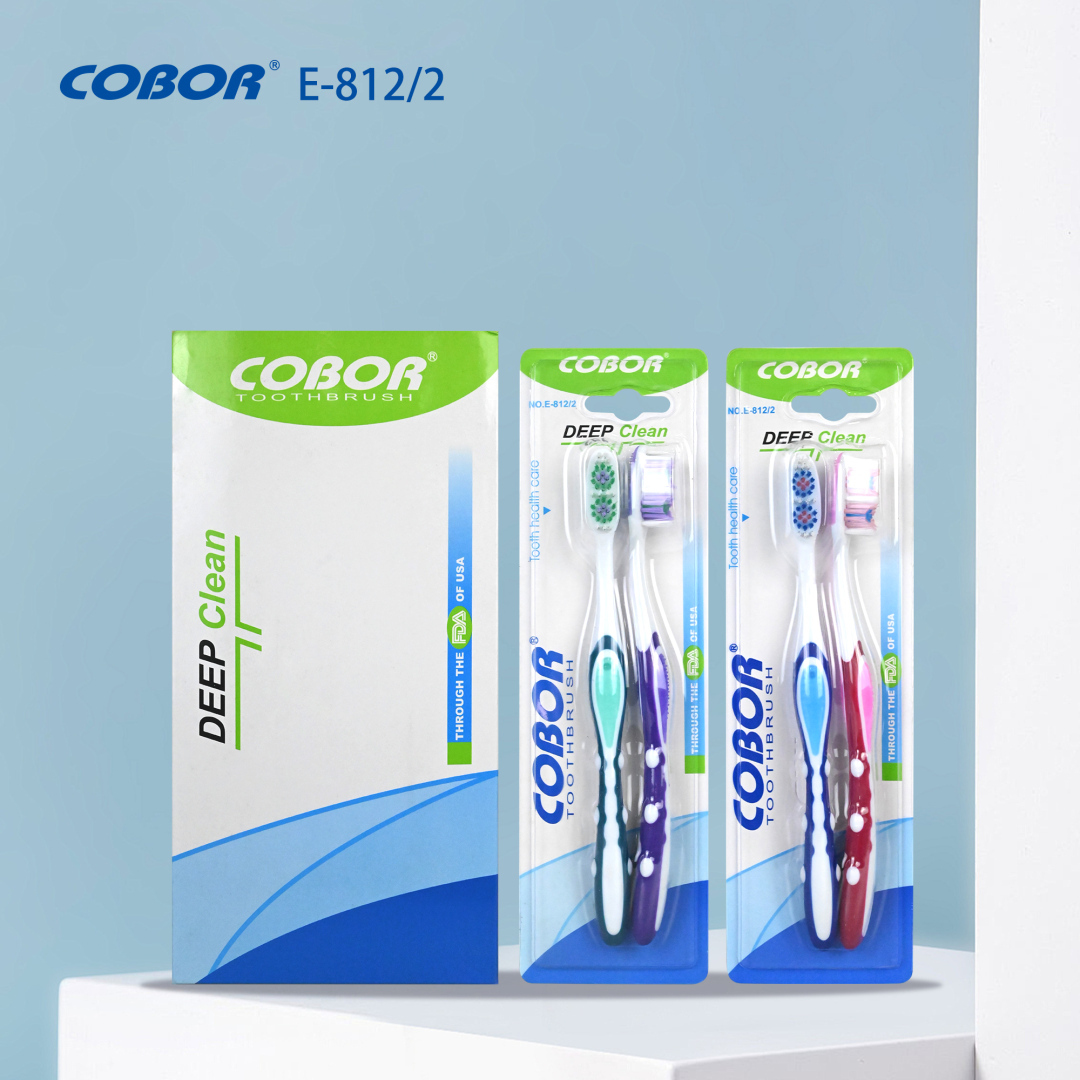 Зубна щітка COBOR E-812/2 Deep Clean, 2 шт Зубна щітка COBOR E-812/2 Deep Clean, 2 шт