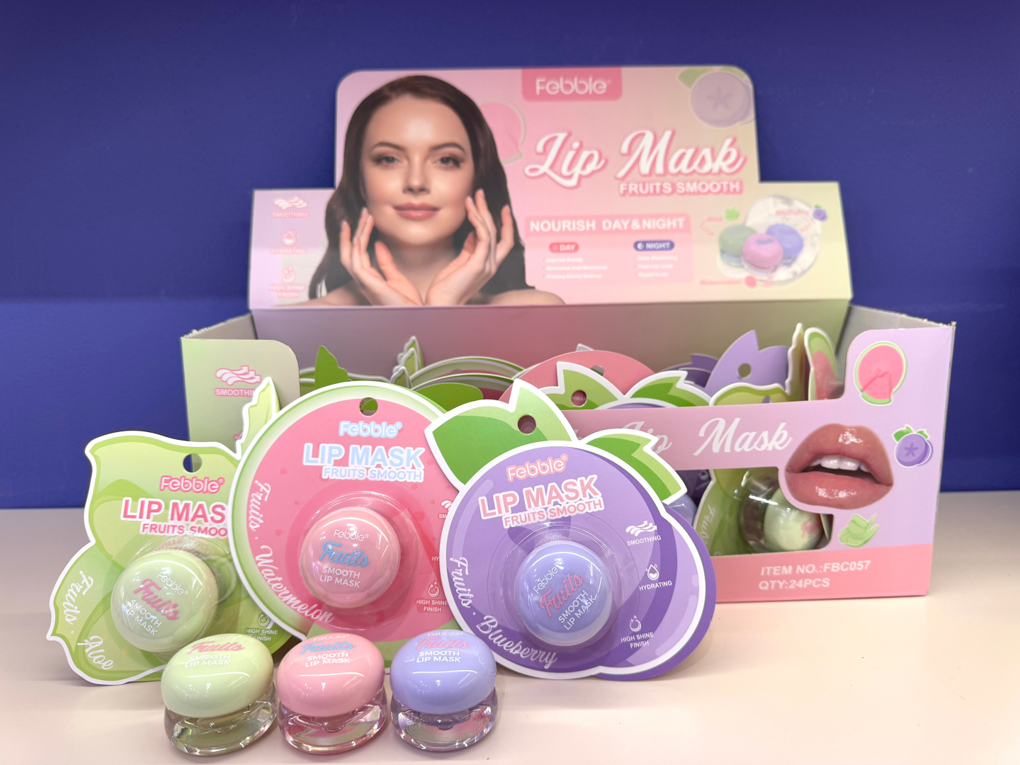 Маска-желе для губ фруктовая питательная Febble Lip Mask Маска-желе для губ фруктовая питательная Febble Lip Mask