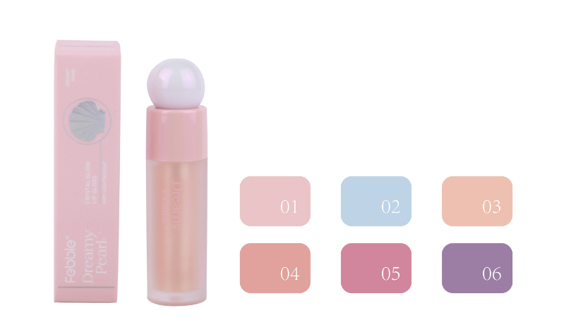 Блиск для губ перламутровий Febble Pearl Блиск для губ перламутровий Febble Pearl