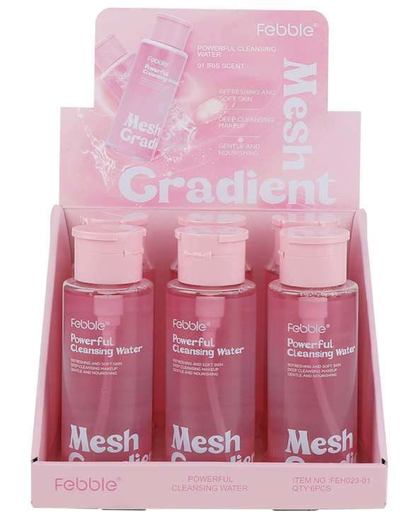 Мицеллярная вода для снятия макияжа Febble Gradient, розовая Мицеллярная вода для снятия макияжа Febble Gradient, розовая