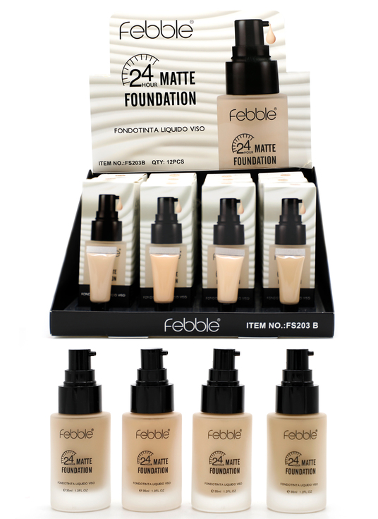 Тональный крем матирующий Febble 24H Matte Foundation, стойкий Тональный крем матирующий Febble 24H Matte Foundation, стойкий
