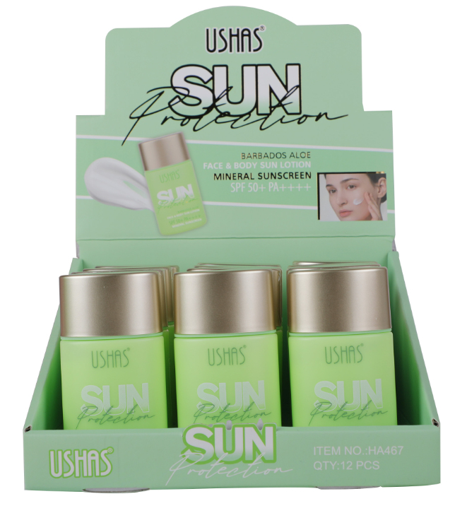 Солнцезащитный крем для лица и тела с алоэ вера USHAS Sun Protection Солнцезащитный крем для лица и тела с алоэ вера USHAS Sun Protection