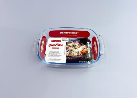 Форма для запікання скляна Danny Home OvenFresh прямокутна з ручками Форма для запікання скляна Danny Home OvenFresh прямокутна з ручками