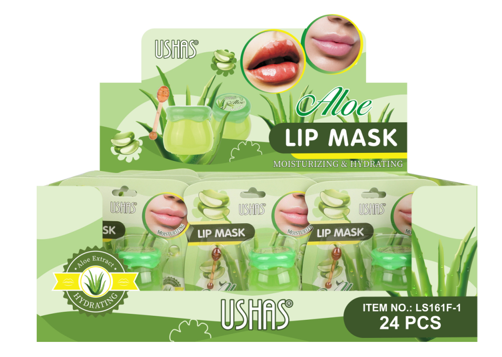 Ночная маска для губ USHAS Lip Mask с алоэ вера Ночная маска для губ USHAS Lip Mask с алоэ вера
