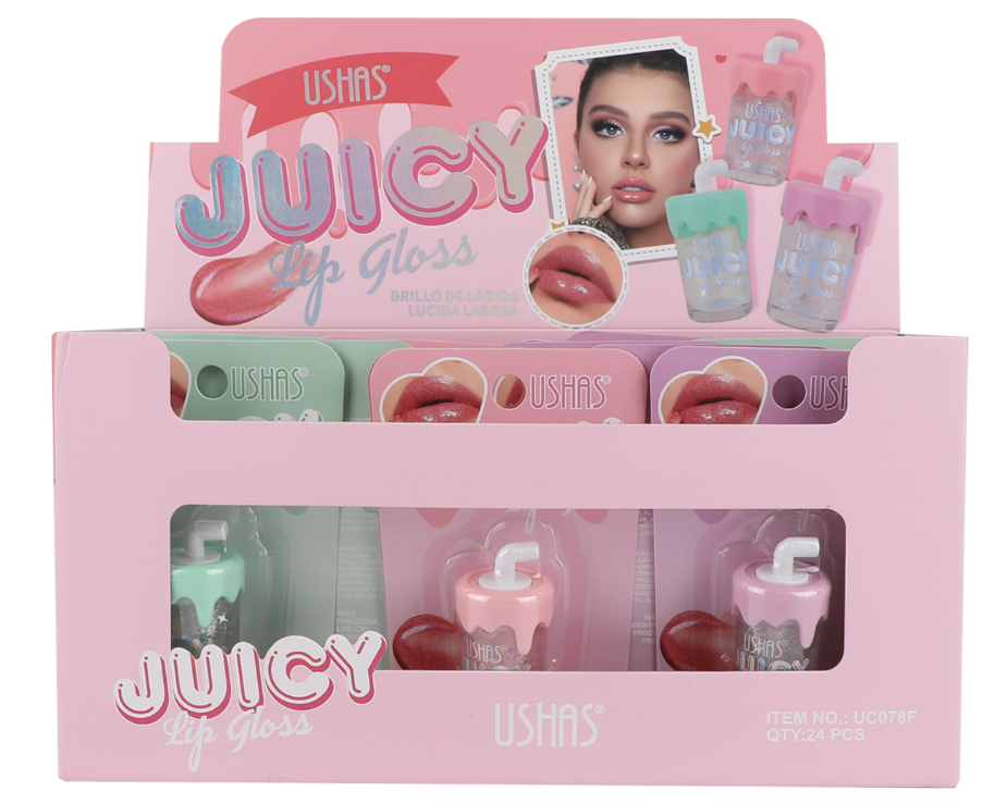 Блиск для губ USHAS Juicy зволожувальний Блиск для губ USHAS Juicy зволожувальний
