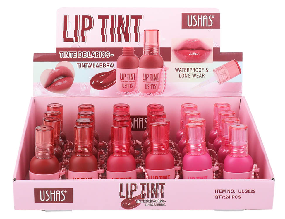 Тинт для губ USHAS Lip Tint с цепочкой-брелоком Тинт для губ USHAS Lip Tint с цепочкой-брелоком