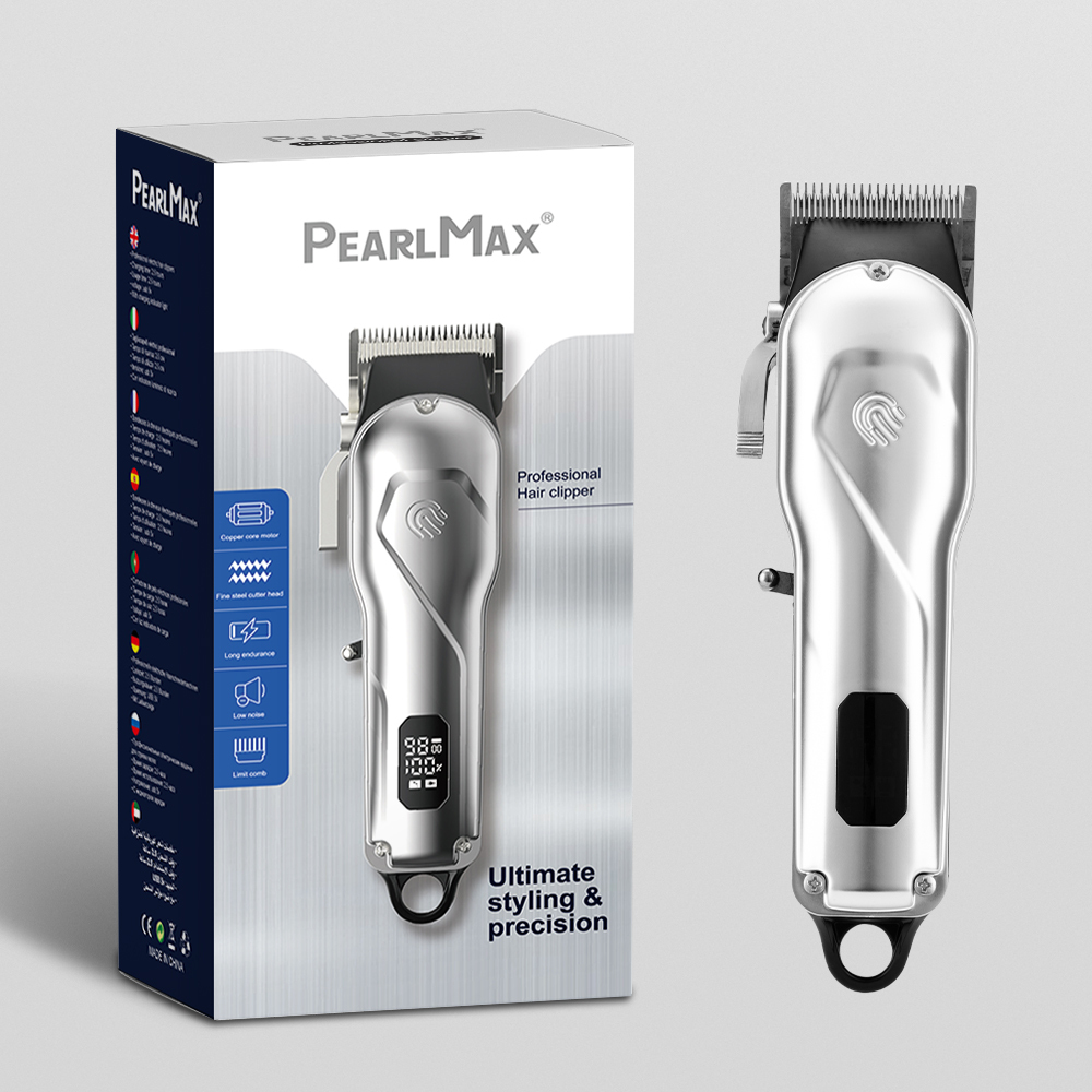 Машинка для стрижки волосся акумуляторна PEARLMAX ZH26-105 з дисплеєм Машинка для стрижки волосся акумуляторна PEARLMAX ZH26-105 з дисплеєм