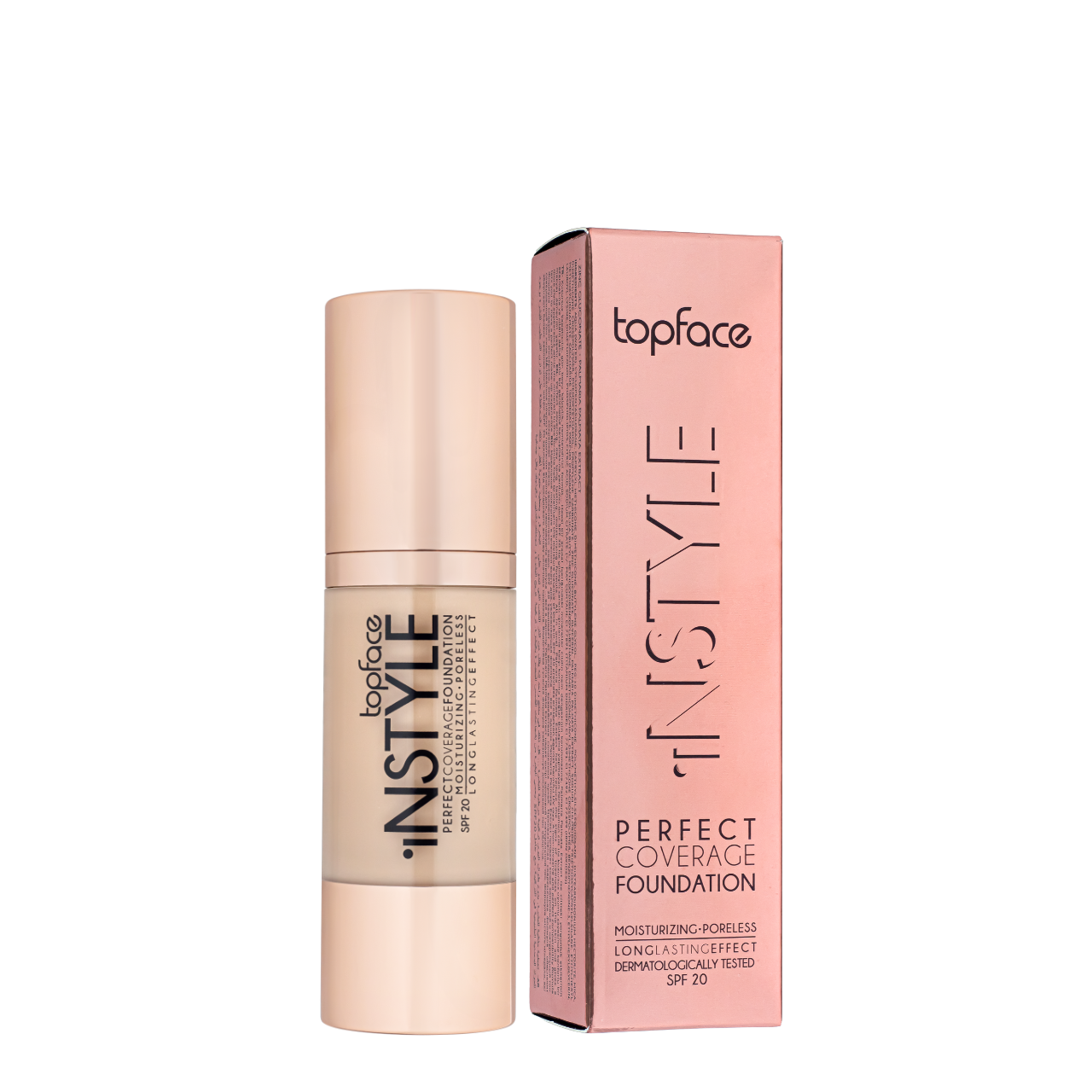 Тональна основа Topface Instyle Perfect Coverage SPF20 PT463, № 01 Тональна основа Topface Instyle Perfect Coverage SPF20 PT463, № 01