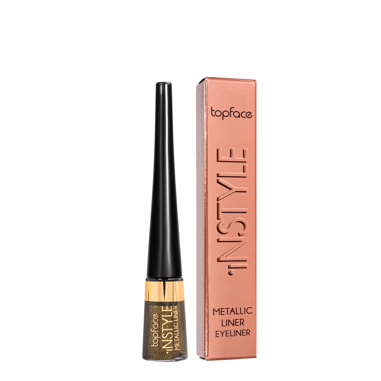 Подводка для глаз цветная перламутровая topface Instyle Metallic Eyeliner РТ554 № 7 Подводка для глаз цветная перламутровая topface Instyle Metallic Eyeliner РТ554 № 7