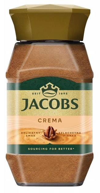 Кофе растворимый Jacobs Crema 200 г Кофе растворимый Jacobs Crema 200 г