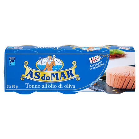 Тунец в оливковом масле Olio As do MAR 3*70 г Тунец в оливковом масле Olio As do MAR 3*70 г