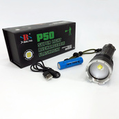 Фонарь аккумуляторный X-Balog BL-A72-P50, ручной фонарик, водонепроницаемый фонарь, мощный аккумуляторный. Изображение №7