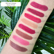 Помада для губ матовая Topface "Instyle - Matte Lipstick" - PT155 (4 г) 011 - Maroon (сиренево-бордовый). Изображение №5 Помада для губ матовая Topface "Instyle - Matte Lipstick" - PT155 (4 г) 011 - Maroon (сиренево-бордовый). Изображение №5