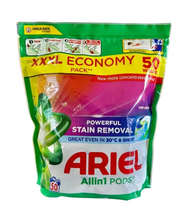 Капсулы для стирки Ariel Pods All-in-1 Color 50 шт Капсулы для стирки Ariel Pods All-in-1 Color 50 шт