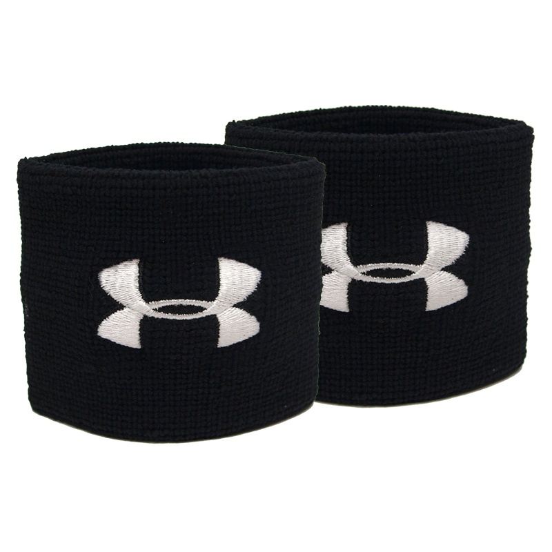 Напульсник Under Armour Performance Wristbands-BLK чорний Чол UNI Напульсник Under Armour Performance Wristbands-BLK чорний Чол UNI