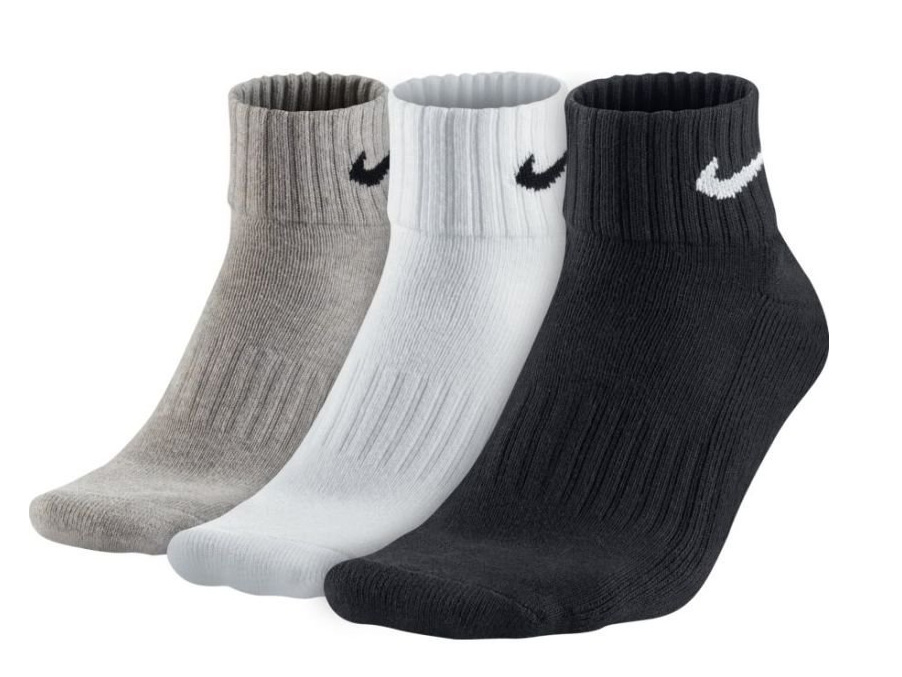Носки Nike U NK V CUSH ANKLE- 3P VALUE черный, белый, серый Уни 42-46 Носки Nike U NK V CUSH ANKLE- 3P VALUE черный, белый, серый Уни 42-46