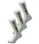 Носки Head Stripe Crew 3-Pack белый, серый Уни 35-38. Изображение №2 Носки Head Stripe Crew 3-Pack белый, серый Уни 35-38. Изображение №2