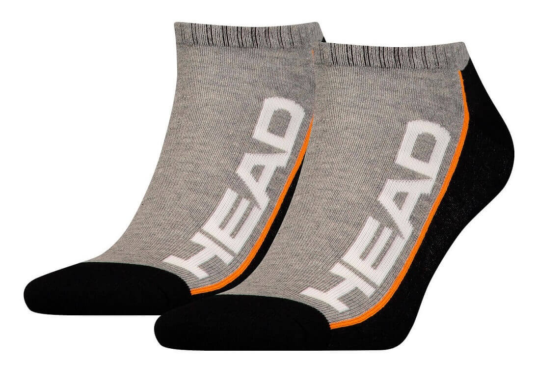 Шкарпетки Head Stripe Sneaker 2-Pack чорний, сірий Уні 35-38 Шкарпетки Head Stripe Sneaker 2-Pack чорний, сірий Уні 35-38