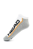 Носки Head Stripe Sneaker 2-Pack белый, серый Уни 35-38. Изображение №2 Носки Head Stripe Sneaker 2-Pack белый, серый Уни 35-38. Изображение №2