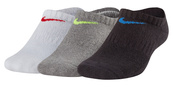 Носки Nike Y NK EVERYDAY CUSH NS 3PR черный, белый, серый Дет 38-42. Изображение №2