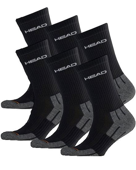 Шкарпетки Head PERFORMANCE CREW 3PPK UNISEX чорний Уні 35-38 Шкарпетки Head PERFORMANCE CREW 3PPK UNISEX чорний Уні 35-38
