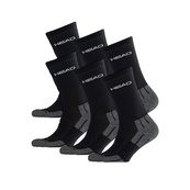 Шкарпетки Head PERFORMANCE CREW 3PPK UNISEX чорний Уні 35-38. Зображення №2 Шкарпетки Head PERFORMANCE CREW 3PPK UNISEX чорний Уні 35-38. Зображення №2