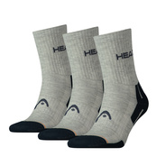 Шкарпетки Head PERFORMANCE SHORT CREW 3PPK UNISEX сірий, синій Уні 35-38. Зображення №5