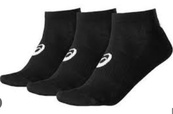 Шкарпетки Asics 3PPK PED чорний Уні 35-38. Зображення №2 Шкарпетки Asics 3PPK PED чорний Уні 35-38. Зображення №2