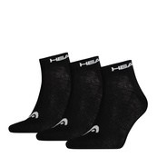 Шкарпетки Head QUARTER 3PPK UNISEX чорний Уні 35-38. Зображення №3