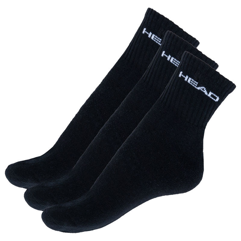 Носки Head SHORT CREW 3PPK UNISEX черный Уни 35-38 Носки Head SHORT CREW 3PPK UNISEX черный Уни 35-38