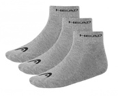 Шкарпетки Head QUARTER 3PPK UNISEX сірий Уні 35-38. Зображення №5 Шкарпетки Head QUARTER 3PPK UNISEX сірий Уні 35-38. Зображення №5