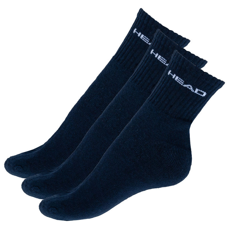 Шкарпетки Head SHORT CREW 3PPK UNISEX синій Уні 35-38 Шкарпетки Head SHORT CREW 3PPK UNISEX синій Уні 35-38