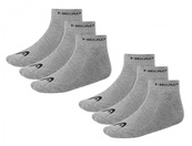 Шкарпетки Head QUARTER 3PPK UNISEX сірий Уні 35-38. Зображення №6 Шкарпетки Head QUARTER 3PPK UNISEX сірий Уні 35-38. Зображення №6