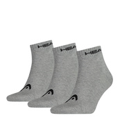 Шкарпетки Head QUARTER 3PPK UNISEX сірий Уні 35-38. Зображення №7 Шкарпетки Head QUARTER 3PPK UNISEX сірий Уні 35-38. Зображення №7