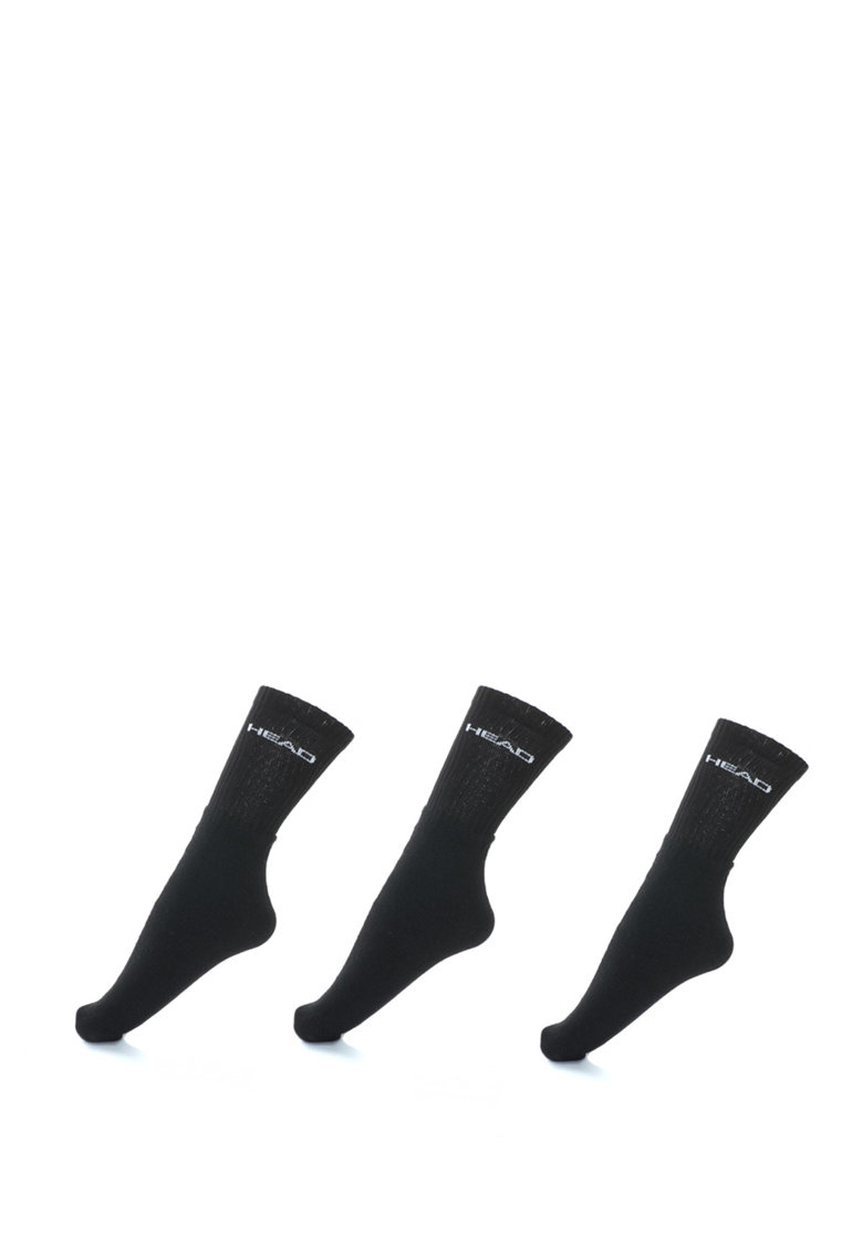 Шкарпетки Head CREW 3PPK UNISEX чорний Уні 35-38 Шкарпетки Head CREW 3PPK UNISEX чорний Уні 35-38