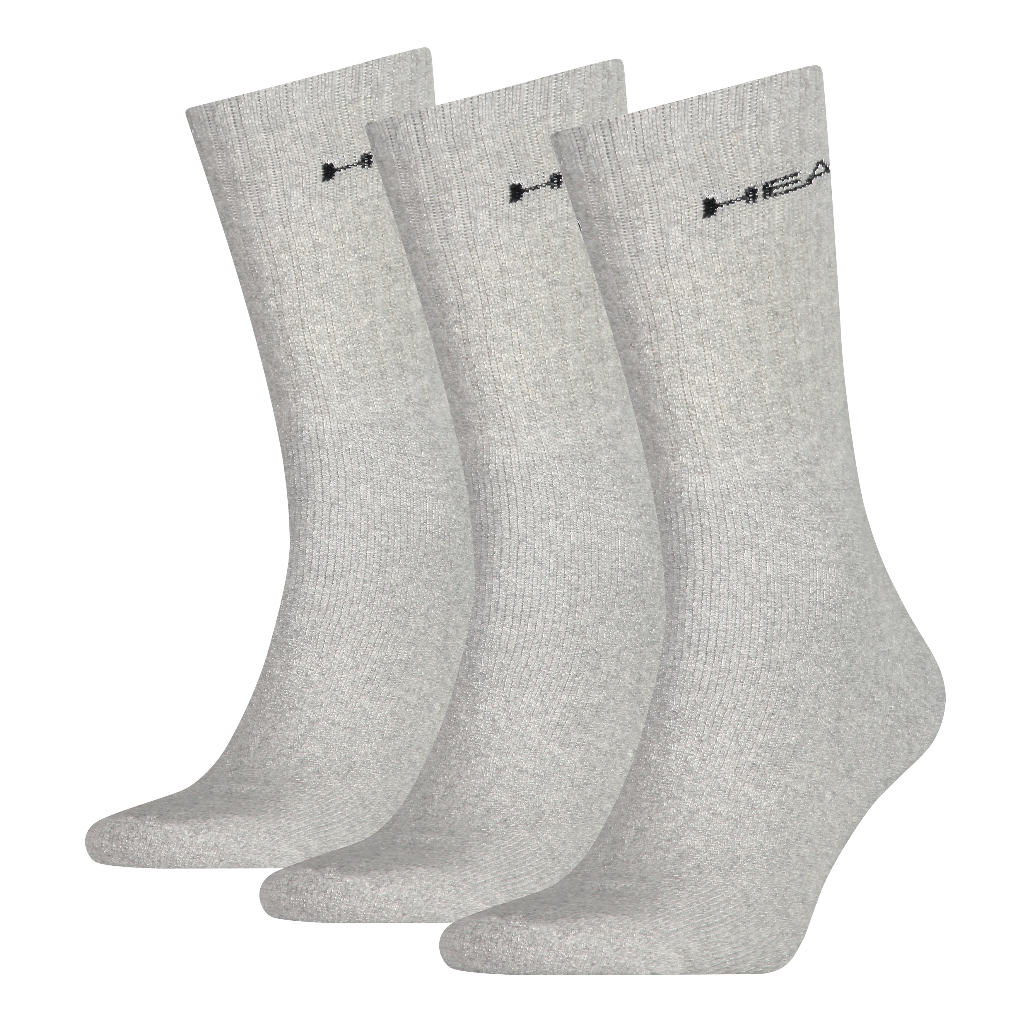 Шкарпетки Head CREW 3PPK UNISEX сірий Уні 35-38 Шкарпетки Head CREW 3PPK UNISEX сірий Уні 35-38
