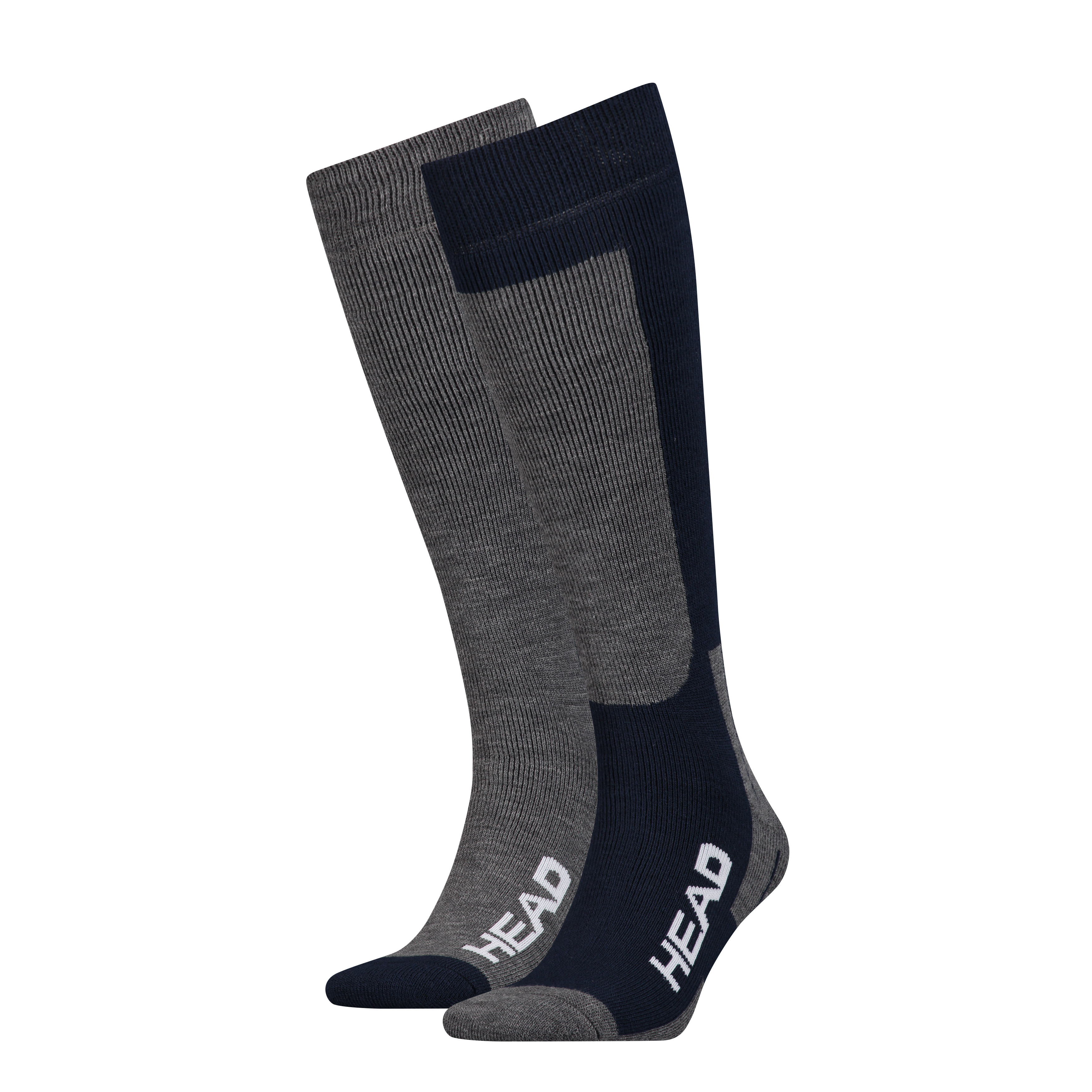 Шкарпетки гірськолижні Head UNISEX SKI KNEEHIGH 2PPK синій, сірий Уні 35-38 Шкарпетки гірськолижні Head UNISEX SKI KNEEHIGH 2PPK синій, сірий Уні 35-38