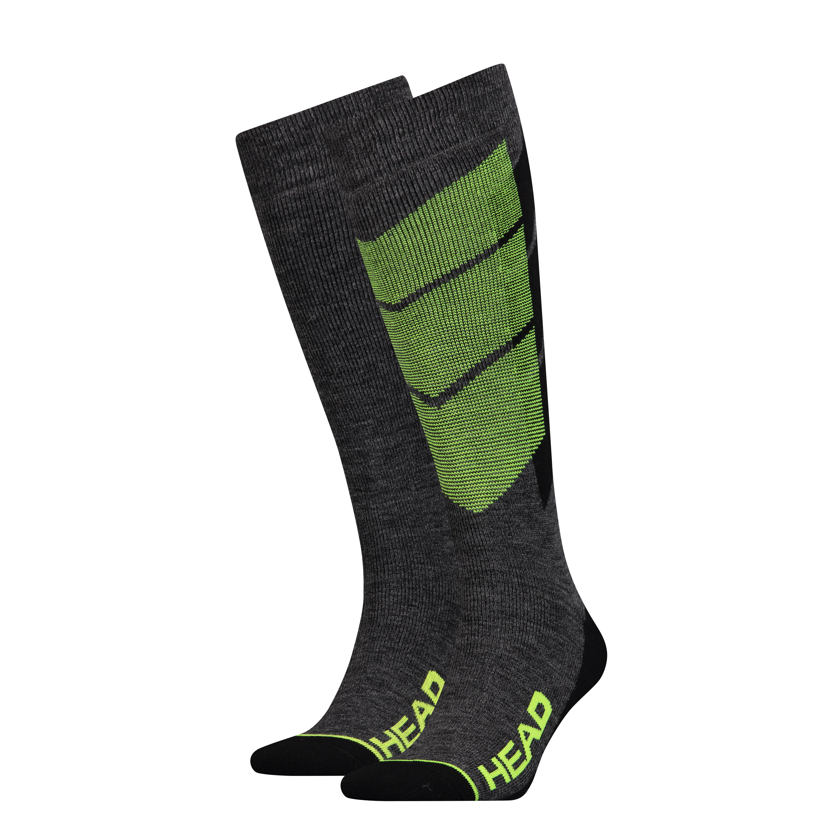 Шкарпетки гірськолижні Head UNISEX SKI GRAPHIC KNEEHIGH 2PPK чорний, жовтий Уні 35-38 Шкарпетки гірськолижні Head UNISEX SKI GRAPHIC KNEEHIGH 2PPK чорний, жовтий Уні 35-38