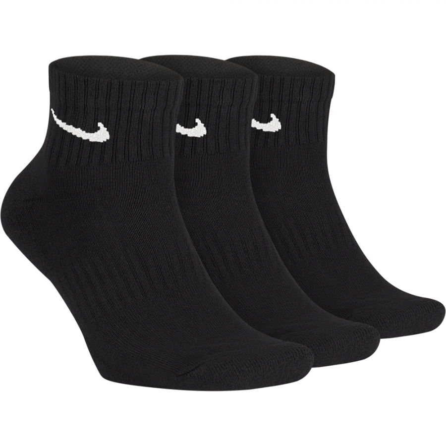 Носки Nike U NK EVERYDAY CUSH ANKLE 3PR черный Уни 46-50 Носки Nike U NK EVERYDAY CUSH ANKLE 3PR черный Уни 46-50