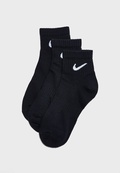Шкарпетки Nike U NK EVERYDAY LTWT ANKLE 3PR чорний Уні 34-38. Зображення №3 Шкарпетки Nike U NK EVERYDAY LTWT ANKLE 3PR чорний Уні 34-38. Зображення №3